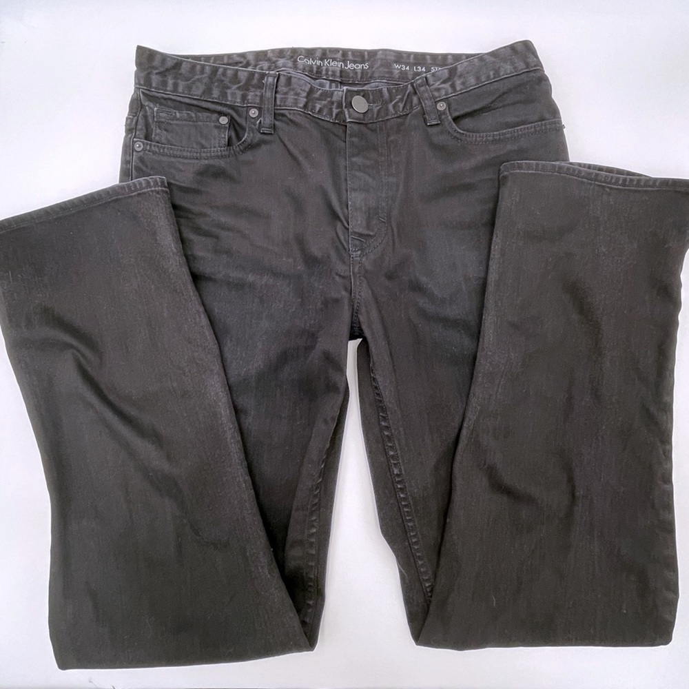 Black Calvin Klein jeans size 34/34 Straight